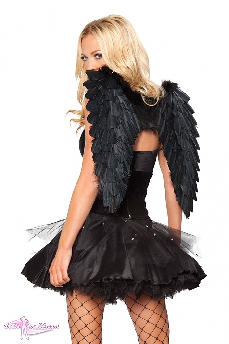 Schwarzer Engel - Kostüm Dunkle Macht - für Fasching & Shows | Art.Nr.: 4302