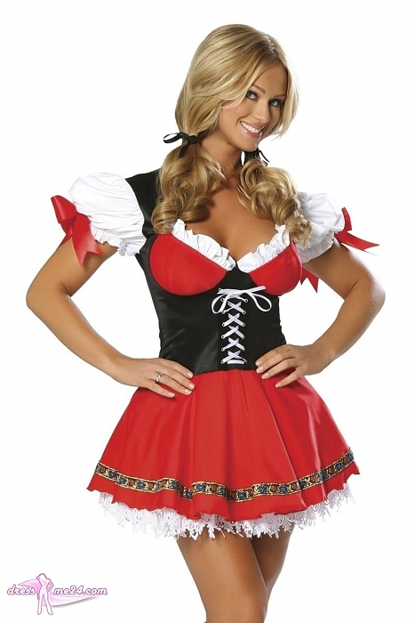 Sexy Schweizer Girl Kostüm - Kostüme für Fasching | Art.Nr.: 1414