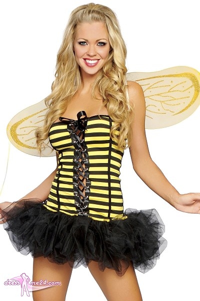Sexy Honig Biene - Bienen Kostüm - Sexy Kleider, High Heels, Kostüme |  Art.Nr.: 14097