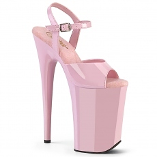 Extreme Plateau High Heels Infinity-909 baby pink