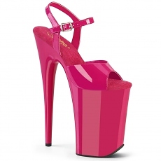 Extreme Plateau High Heels Infinity-909 hot pink