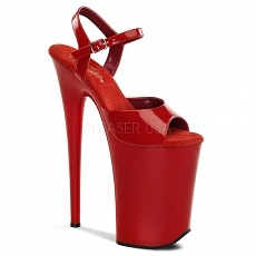 Extreme Plateau High Heels Infinity-909 rot