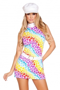 Hippie Girl Kleid Kostüm