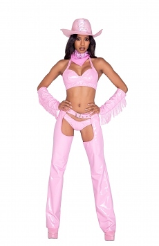 Lack Cowgirl Costumes Pink Lady