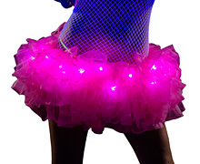 LED Petticoat hotpink