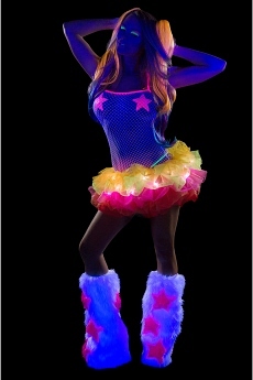 LED Petticoat regenbogenfarben