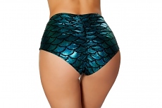 Mermaid Highwaist Shorts blau