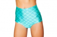 Mermaid Hochbund Shorts Aqua