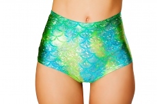 Mermaid Hochbund Shorts Koi Green