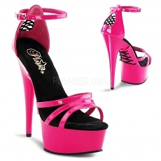 Plateau High Heels Delight-662 pink
