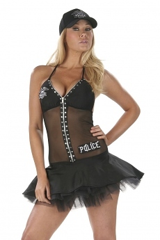 Polizei Kostüm Kleid - Police Cop Bayli