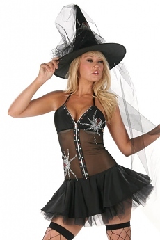 Sexy Halloween Hexe Salem Queen