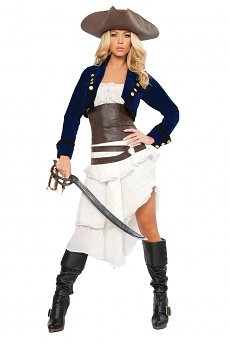 Sexy Piraten Kostüm - Colonial Pirat