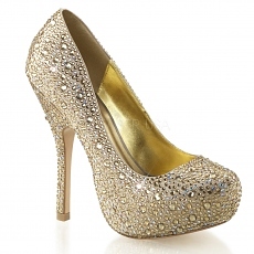 Strass Pumps Felicity-20 champagner