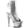 Ankle Boots Illusion-1018 silber