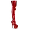 Plateau Overknee Stiefel Adore-3000 rot