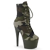 Plateau Stiefel Adore-1020 camouflage